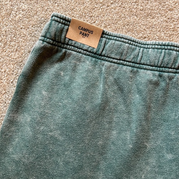 NWT Victoria’s Secret pink green campus sweatpants - Picture 5 of 5